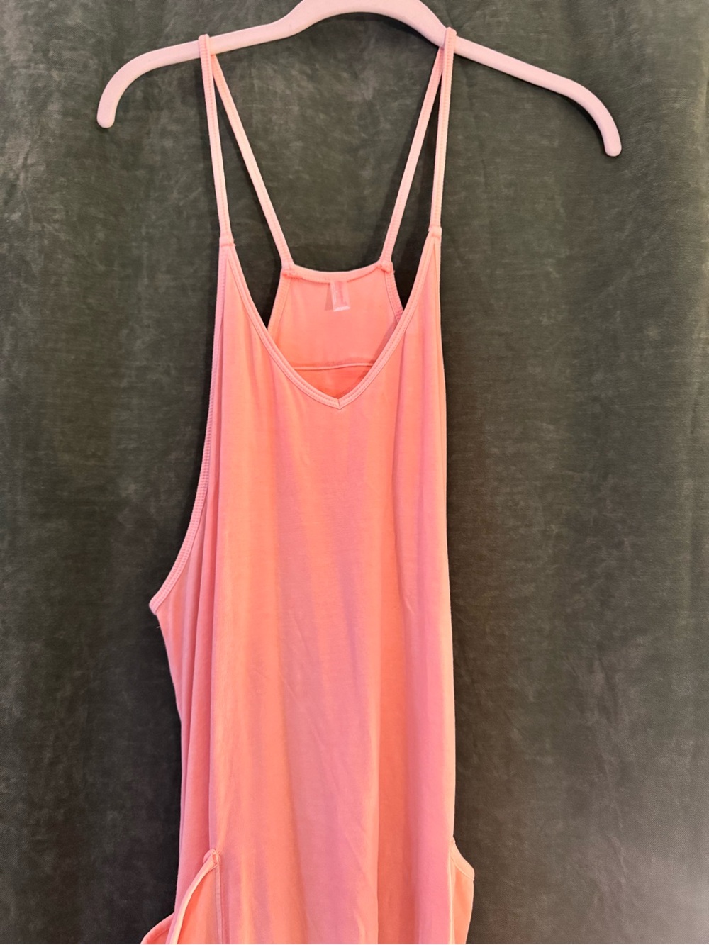 FP Movement by Free People Peach/Pink Double-Strap Pantsuit